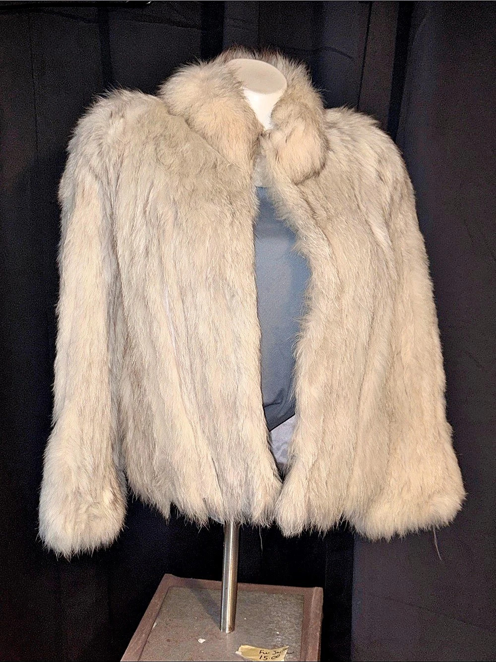 Saga Fox Fur Coat in Cream